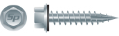 #14 - 10 X 1", TYPE '17', STRONG-SHIELD HEX WASHER HEAD W/ WASHER POLE GRIPPER SCREWS