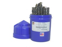 1/16"-1/2" BY 64THS T17HD+ SET - T17HD+, 29 PIECE, FRACTIONAL, HSS, THUNDERBIT+,THREE FLATS, BLACK &amp;