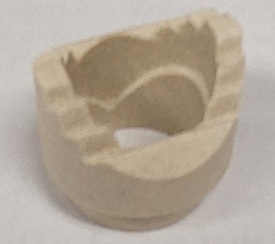 37I 3/8" INSIDE ANGLE CERAMIC FERRULE FOR WELD STUD, 1/4" RADIUS